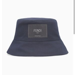 Fendi Navy Bucket Hat